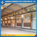 Pré fabricado de frango Farm Metal Structure Broiler Poultry Shed Design